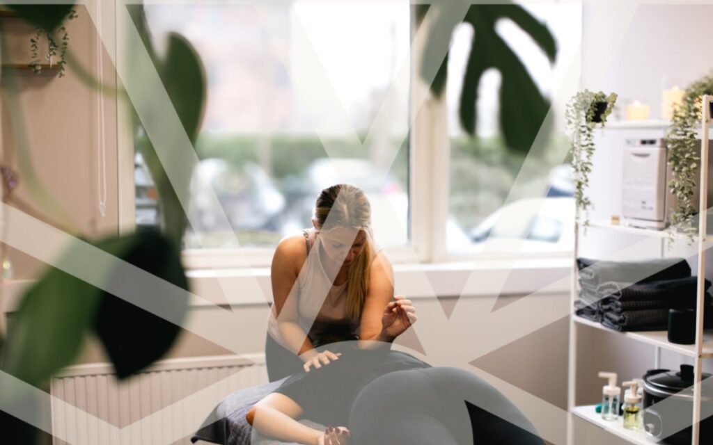 Massage treatment room in Jesmond, Newcastle