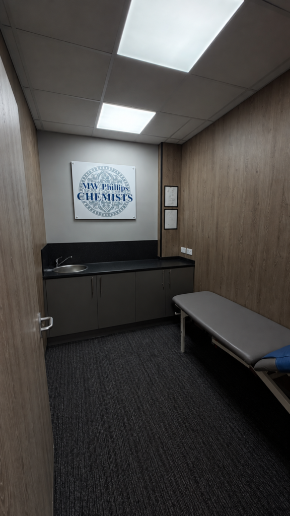 Consultation Rooms at M W Phillips Chemist